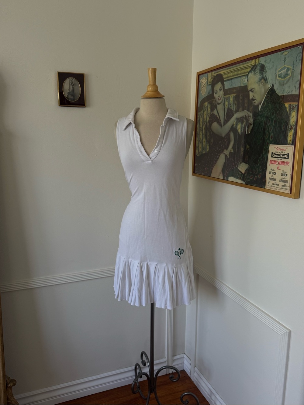 Revolve Tennis Polo Dress with Ruffled Hem
